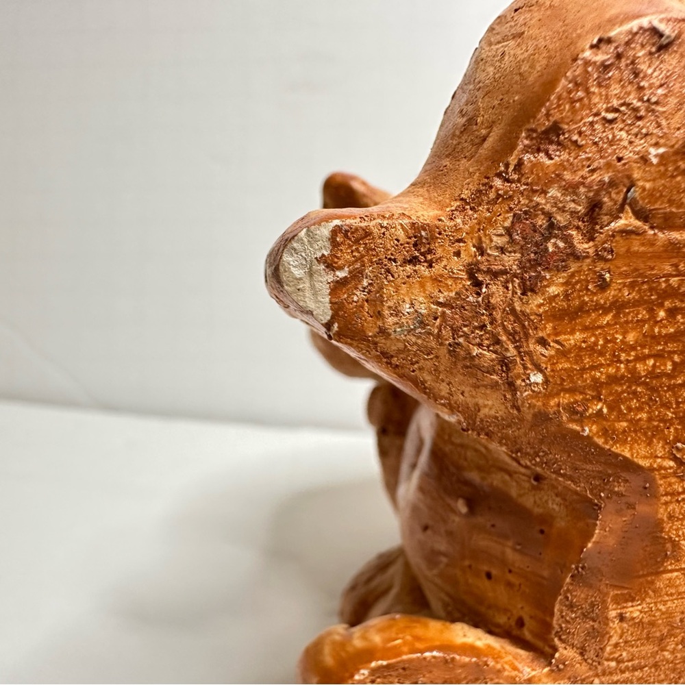 VTG 1974 Elephant Planter Terra Cotta in Color Unknown Material & Maker - Picture 10 of 11